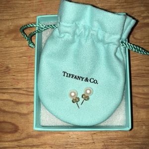 Brand New Tiffany Pearl Earrings